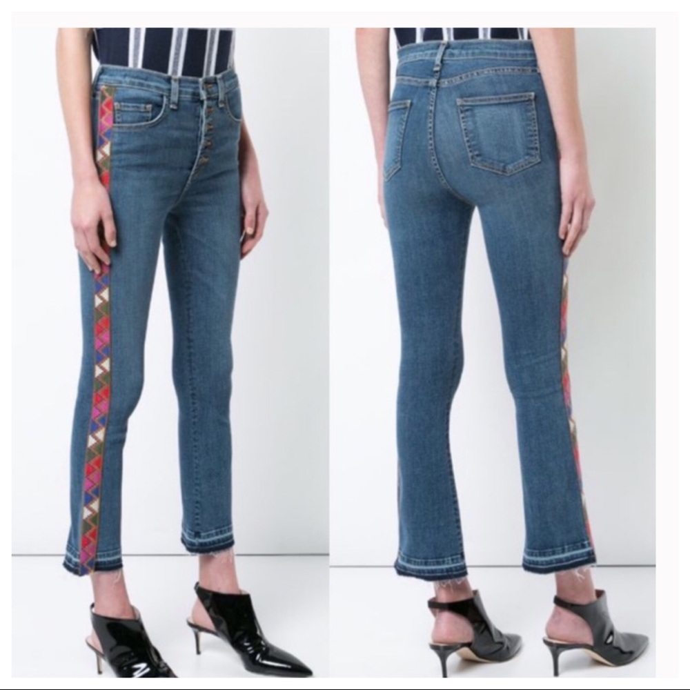 Veronica Beard Carolyn High Rise Jeans